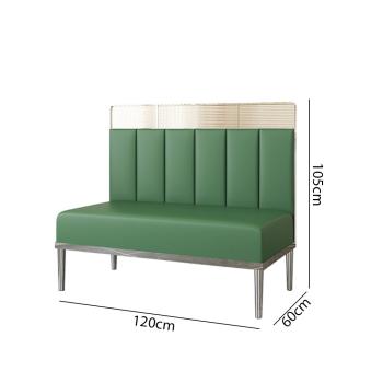 Großhandel B2B Restaurantmöbel aus Edelstahl für Restaurant Sofa